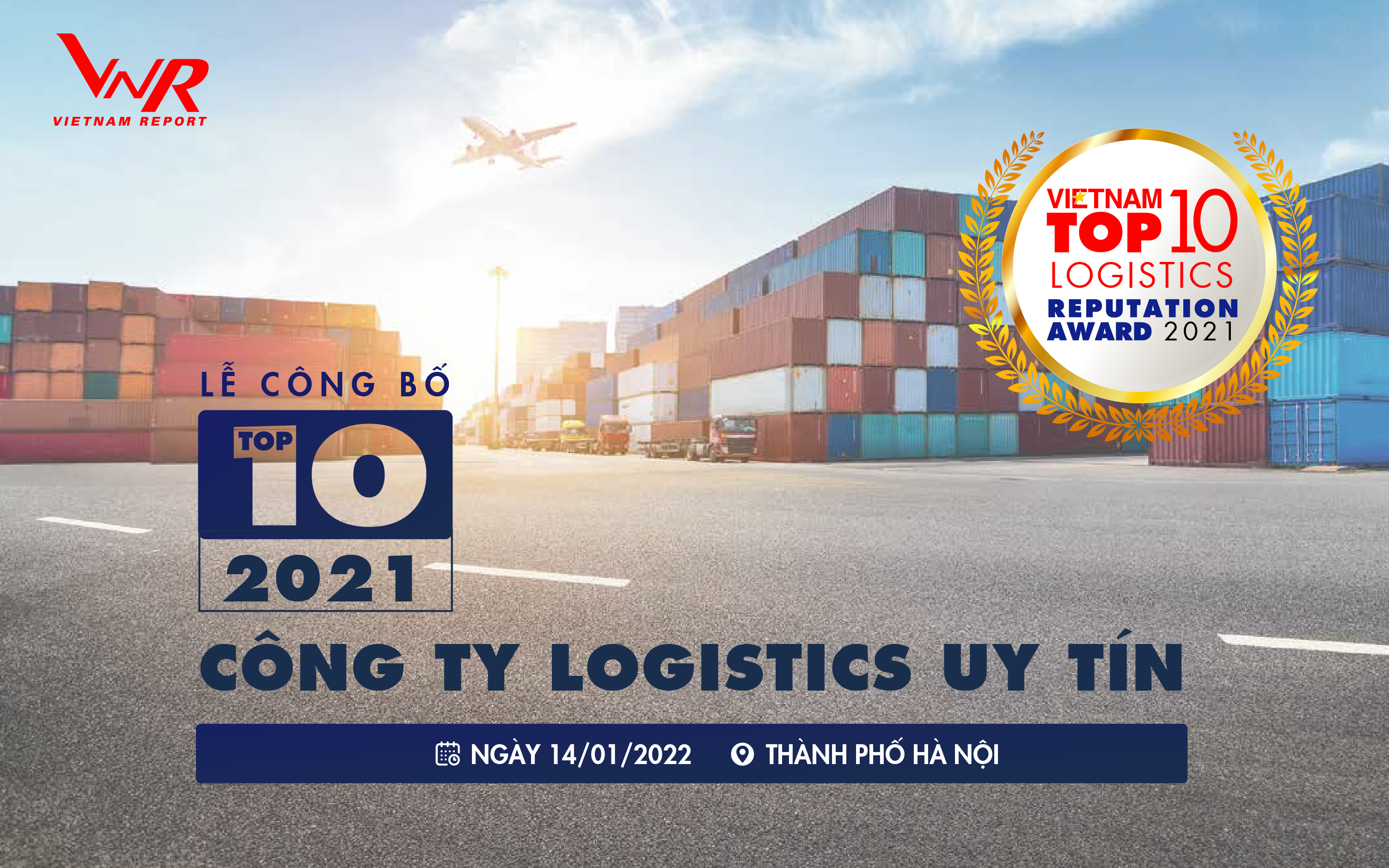 Lễ công bố Top 10 Công ty Logistics Uy tín năm 2021
